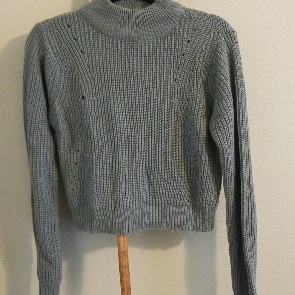 3-piece cropped knitted sweater set